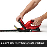 EINHELL Power X-Change Akku-Heckenschere GC-CH 1846 Li-Solo, 18Volt rot/schwarz, ohne Akku und Ladegerät