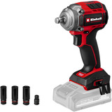EINHELL Professional Akku-Schlagschrauber TP-CW 18/350-C Li BL - Solo, 18Volt rot/schwarz, ohne Akku und Ladegerät