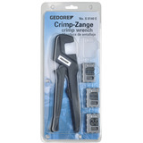 GEDORE Crimp-Zangen-Set INDUSTRIAL (S 8140 J), 4-teilig, Crimpzange schwarz, für spezifische Anforderungen im Bereich der industriellen Wartung
