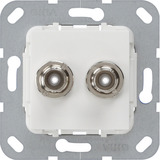 Gira BNC Zweifach Crimpanschluss, Anschlussdose Retail