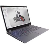 Lenovo ThinkPad P16 G2 (21FA004MGE), Notebook grau/schwarz, Intel® Core™ i9-13980HX, NVIDIA RTX 4000, 32 GB DDR5, 1 TB (1 TB SSD), Windows 11 Pro 64-Bit