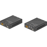 Lindy 70m Cat.6 KVM Extender, HDMI Verlängerung schwarz, HDMI 4K60, USB & Audio 