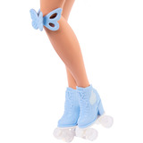 Mattel Dream Besties Rollschuh mit Zubehör für Kinder ab 4 Jahren, Rollschuhe 
