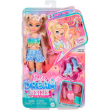 Mattel Dream Besties Rollschuh mit Zubehör für Kinder ab 4 Jahren, Rollschuhe 