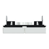 Merten Doppelwippe zweiteilige Wippe mit Kontrollfenster für Schalter und Taster weiß (glänzend), Retail