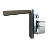 Merten Schutzkontaktsteckdose mit Klappdeckel bronze, Retail