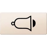 Merten Symbol Klingel rechteckig weiß, Retail