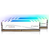 Mushkin DIMM 32 GB DDR5-6400 (2x 16 GB) Dual-Kit, Arbeitsspeicher weiß, MLB5C640BGGP16GX2, Redline Lumina White
