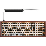 Sharkoon SKILLER SGK50 S2 Wood Barebone, Gaming-Tastatur holz