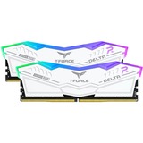 Team Group DIMM 32 GB DDR5-7600 (2x 16 GB) Dual-Kit, Arbeitsspeicher weiß, FF4D532G7600HC36DDC01, Delta RGB, INTEL XMP