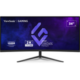 ViewSonic VX3418C-2K, Gaming-Monitor 86.4 cm (34 Zoll), schwarz, UWQHD, VA, Curved, Free Sync Premium, 180Hz Panel