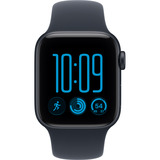 Apple Watch SE 3, Smartwatch schwarz, 40 mm, Sportarmband Navyblau S/M, Cellular