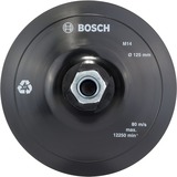 Bosch Professional PRO Backing Pad, Gummi-Schleifteller Ø 125mm schwarz, weich, für Winkelschleifer