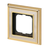 Busch-Jaeger Rahmen 1-fach, Abdeckung weiß, Retail