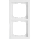 Busch-Jaeger Rahmen zwei-fach, zum Abdecken von Schaltern, Tastern und Steckdosen, matt weiß (matt), Retail