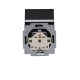 Busch-Jaeger Schutzkontakt-Steckdosen-Einsatz Schuko Typ F mit erhöhtem Berührungsschutz, Unterputz schwarz (matt), Retail