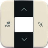 Busch-Jaeger Zentralscheibe, Rahmen weiß, Retail