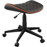 Cougar Gaming-Hocker Crosser, Gaming-Stuhl schwarz/orange, auch als Fußstütze verwendbar