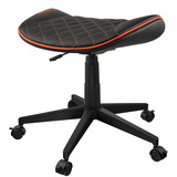 Cougar Gaming-Hocker Crosser, Gaming-Stuhl schwarz/orange, auch als Fußstütze verwendbar