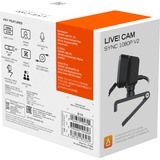 Creative Live! Cam Sync 1080p V2, Webcam schwarz