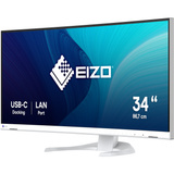EIZO FlexScan EV3451X-WT, LED-Monitor 86.7 cm (34.1 Zoll), weiß, UWQHD, Curved, HDMI, DP, USB-C, USB-Hub, 100Hz Panel