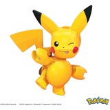 Mattel MEGA Pokémon Pikachu Evolution Set, Konstruktionsspielzeug mit 3 Actionfiguren, 159 Teile