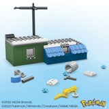 Mattel MEGA Pokémon Pikachu Evolution Set, Konstruktionsspielzeug mit 3 Actionfiguren, 159 Teile
