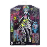 Mattel Monster High Monsterfest Frankie Stein, Puppe mit Bandposter und Zubehör