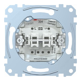 Merten Rollladenschalter-Einsatz einpolig 10 Ampere 250 Volt Wechselstrom MEG3715-0000 weiß (matt), Retail