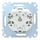 Merten Schutzkontaktsteckdose mit erhöhtem Berührungsschutz und Signallampe aluminium, Retail