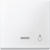 Merten Wippe Kontrollfenster für Kontrollschalter- und Taster-Einsatz mit Aufdruck Licht weiß (matt), Retail