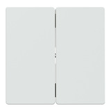 Merten Wippe für Serienschalter, zweiteilig, Thermoplast, glänzend, Klemmbefestigung, IP20 weiß (glänzend), Retail