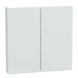 Merten Wippe für Serienschalter, zweiteilig, Thermoplast, glänzend, Klemmbefestigung, IP20 weiß (glänzend), Retail
