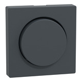 Merten Zentralplatte mit Drehknopf, Typ MEG5250-0414, Ausführung Zentralplatte, für Dimmer anthrazit, Retail