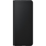 SAMSUNG Leather Flip Cover, Handyhülle schwarz, Samsung Galazxy Z Fold3 5G