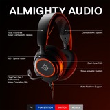 SteelSeries Arctis Nova 3, Gaming-Headset schwarz, USB-C