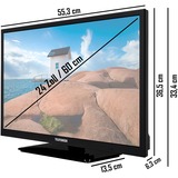 Telefunken XH24SN550MVD, LED-Fernseher 60 cm (24 Zoll), schwarz, WXGA, Triple Tuner, HDR