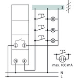 Theben Treppenlicht-Zeitschalter ELPA 6 plus, Zeitschaltuhr Elektronisch