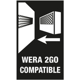 Wera Kraftform Kompakt Vario RA, Bit-Satz schwarz/grün, 7-teilig, mit Ratschenfunktion