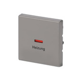 0 Wippe mit Aufdruck Heizung Notschalter edelstahl, Retail