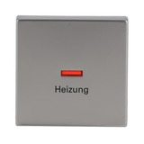 0 Wippe mit Aufdruck Heizung Notschalter edelstahl, Retail