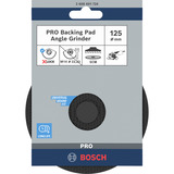 Bosch Professional PRO Backing Pad, X-LOCK SCM Stützteller mit Mittelstift, Ø 125mm, Schleifteller für X-LOCK Winkelschleifer