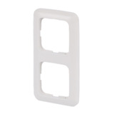 Busch-Jaeger Rahmen zwei-fach, Designlinie Reflex SI, Unterputzmontage, Kunststoff, glänzend weiß (glänzend), Retail