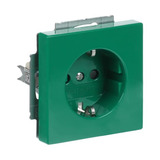 Busch-Jaeger Schutzkontakt Steckdosen Einsatz grün, Retail