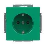 Busch-Jaeger Schutzkontakt Steckdosen Einsatz grün, Retail