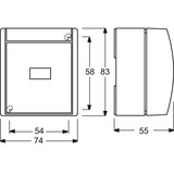 Busch-Jaeger Taster Einzeltaster Wechsler 2621 W-54-206 weiß, Retail