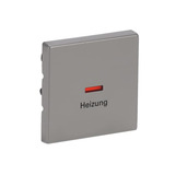 Busch-Jaeger Wippe mit Aufdruck Heizung Notschalter edelstahl, Retail