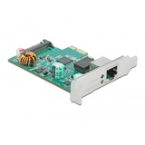 DeLOCK PCI Express x1 Karte 1 x RJ45 2,5 Gigabit LAN PoE+ RTL8125, LAN-Adapter 