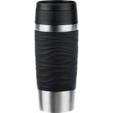 Emsa TRAVEL MUG Waves Thermobecher schwarz/edelstahl, 0,36 Liter