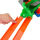 Hot Wheels Monster Trucks Sharks vs. Dinos Drachenzerstörungs-Spielset, Rennbahn 